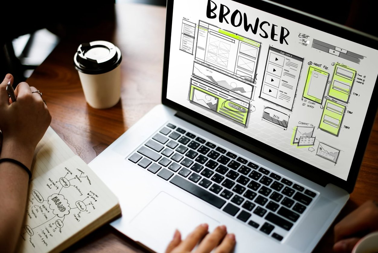 website planning notebook