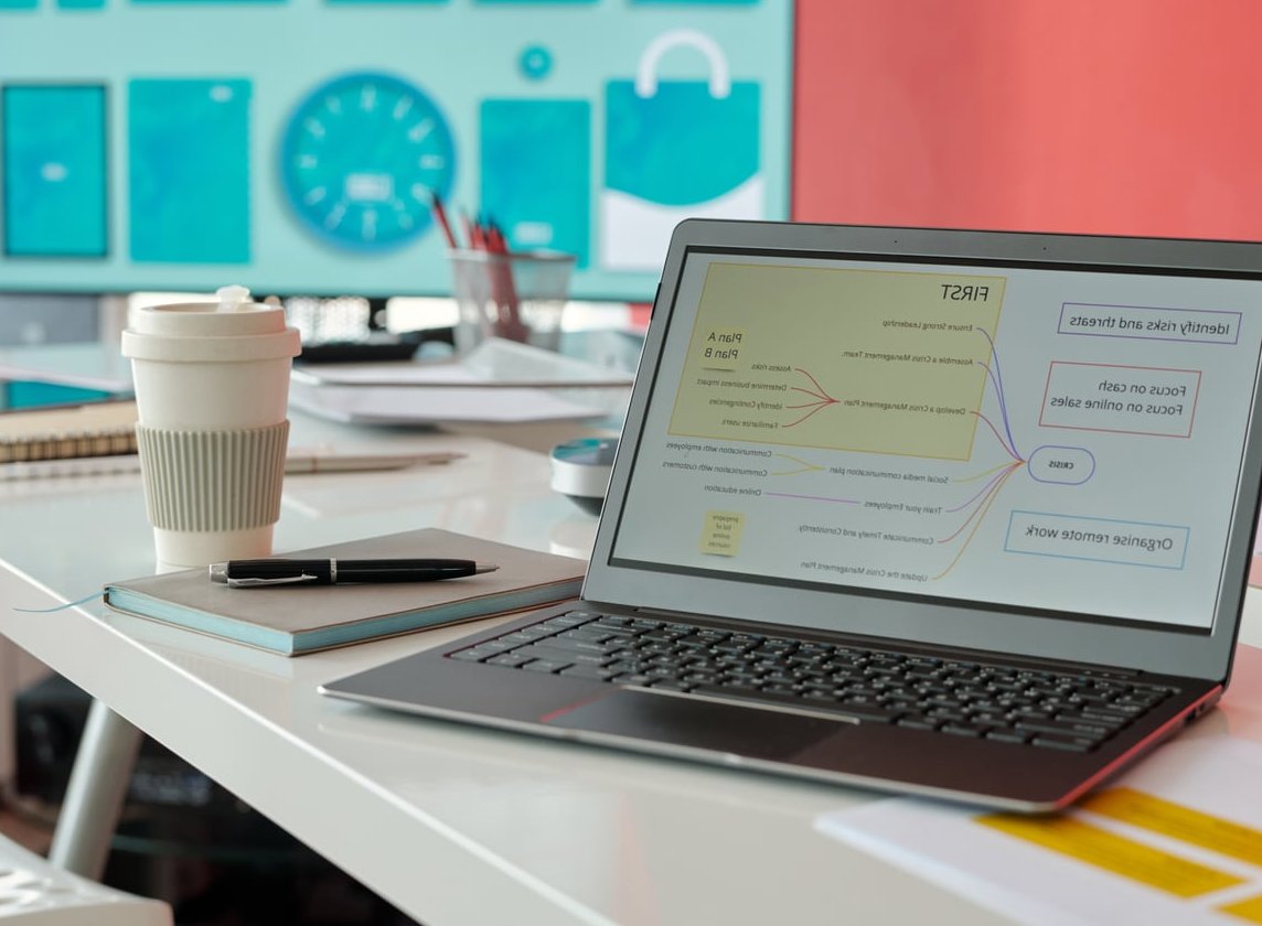 website planning notebook