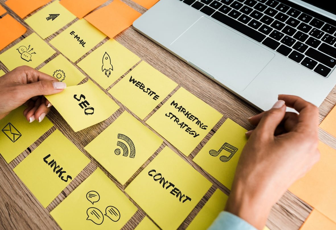 website planning notebook